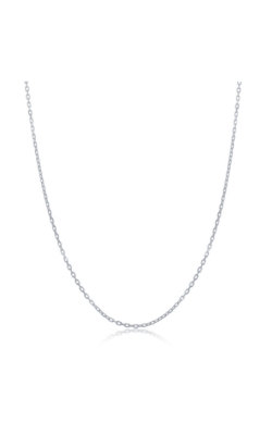 Albert`s Sterling Silver 18 In 1.9mm Diamond Cut Cable Chain