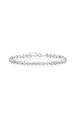 Albert`s Sterling Silver .15ctw Round Diamond Bracelet B6447/.15/SS