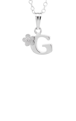 Albert`s Sterling Silver Child Letter G Necklace P203A-P203Z