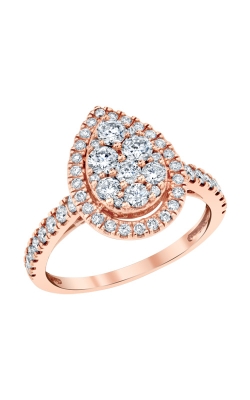 Albert`s 10k Rose Gold 1ctw Diamond Engagement Ring RE-12246BBA68POS