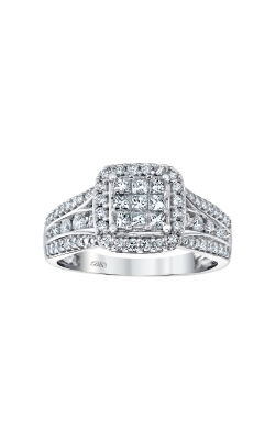 Albert`s 10k White Gold 1ctw Diamond Engagement Ring RE-14630BBA68