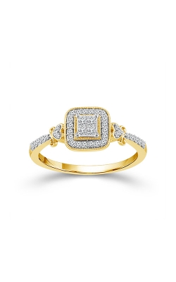 Albert`s 10k Yellow Gold 1/4ctw Diamond Promise Ring RP-2846-A56