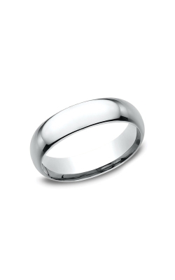 Benchmark Men's and Ladies 14k White Gold 6mm Light Comfort Fit Wedding Band - Size 11 - LCF16014KW11