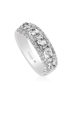 Christopher Designs 18k White Gold 1.36ctw Diamond Wedding Band L257-5-100