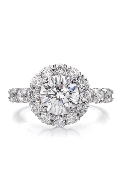 Christopher Designs 2.00 ct Round Center 1.38 ctw Halo Engagement Ring 41667/G52-RD200-14W