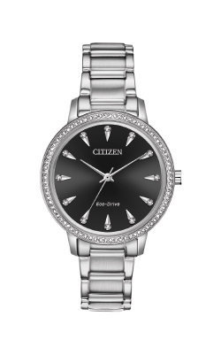 Citizen Ladies Citizen Silhouette Crystal Eco Drive Swarovski Diamond Watch FE7040-53E