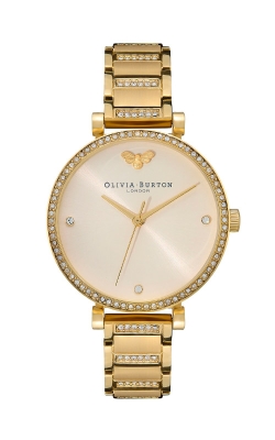 Olivia Burton Gold Tone Tbar Nude Watch 24000002 - FINAL SALE