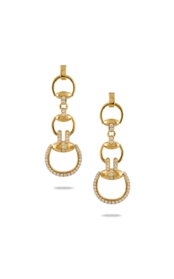 Doves Jewelry 18k Yellow Gold .62ctw Diamond Drop Earrings E9990