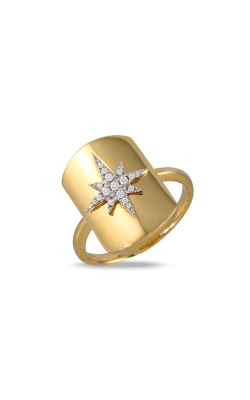 Doves Jewelry 18k Yellow Gold .10ctw North Star Diamond Ring R10516