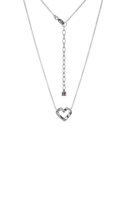 Elle Jewelry Sterling Silver 19 Inch Adjustable CZ Necklace R0LBW60016-X0LUHB3