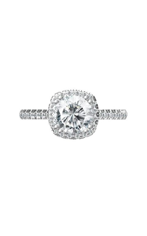 Pear Shaped Classic Halo Engagement Ring - Vivian - Sylvie Jewelry