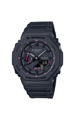 G-Shock Pink Ribbon Black & Pink Precision GA-2100P-1A