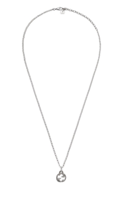 Gucci Sterling Silver Interlocking G Necklace YBB455535001
