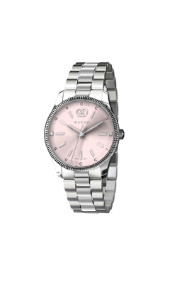 Gucci G-Timeless Ladies 29mm Pink Diamond Watch YA1265061