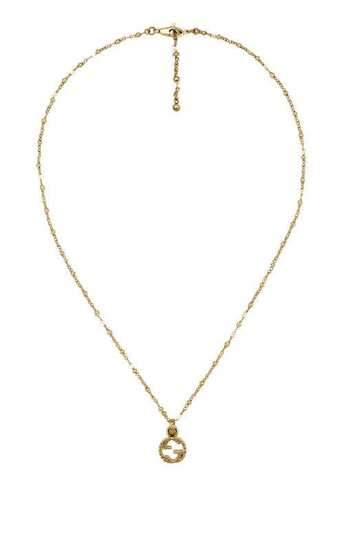 Guvernør Ændringer fra Produktion Gucci 18k Yellow Gold Interlocking G Necklace YBB60361900100U | Albert's  Diamond Jewelers