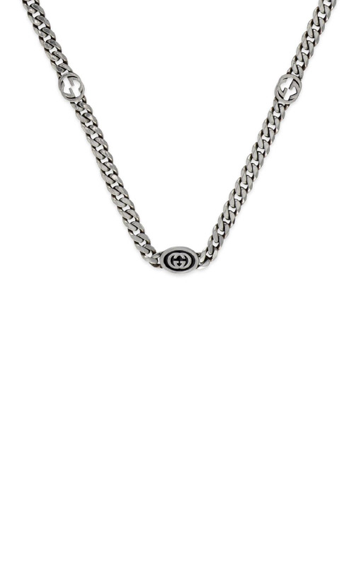 Gucci Interlocking G Pendant sterling silver Necklace Gucci