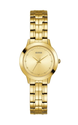 Guess Gold-Tone Slim Classic Watch U0989L2