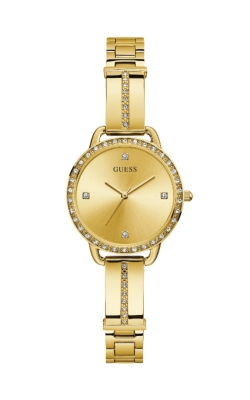 Guess Ladies Gold Tone Stainless Steel Watch GW0022L2
