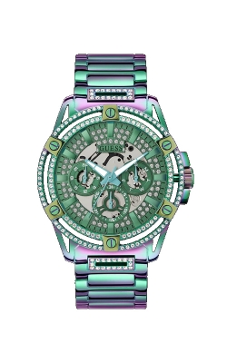 Guess King Iridescent Multifuction 48mm Mens Watch GW0497G3
