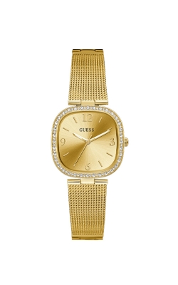 Guess Gold Tone Stainless Steel with Crystals Ladies Watch GW0354L2