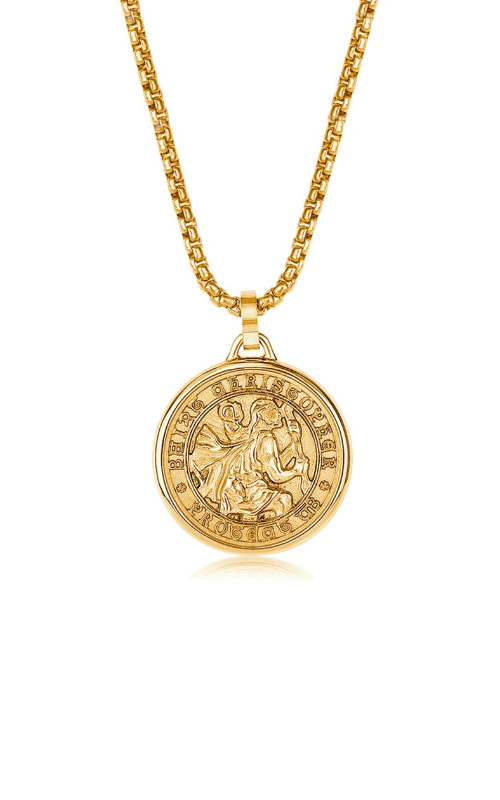 Buy L&L® SAINT CHRISTOPHER Pendant Women Men Amulet Jewelry Necklace Nice  UK Gift (Gold colour) Online at desertcartINDIA