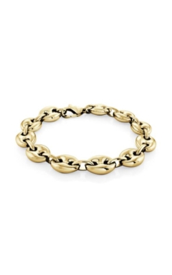 Italgem Steel Gold Stainless Steel 10mm Gucci Link Bracelet SMB440