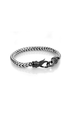 Italgem Stainless Steel Byzantine Design Clasp Bracelet SMB345