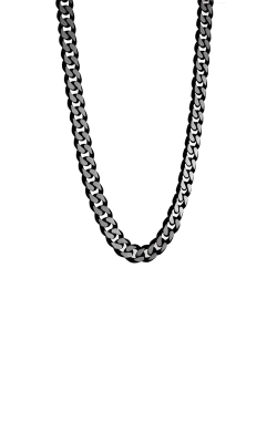 Italgem Black Ion Plated Stainless Steel Curb Chain SBWN10
