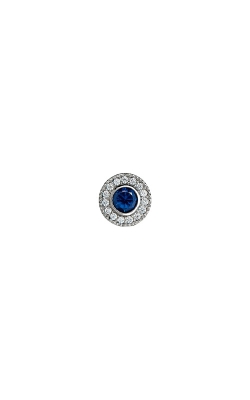 Kelly Waters Sterling Silver Platinum Blue Sapphire Bracelet Charm BL2300BCH9S-BRAC