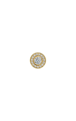 Kelly Waters Gold Finish Sterling Silver Simulated Diamond Necklace Charm BL2300CH4G