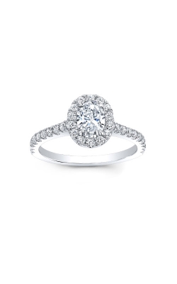Love Story 14k White Gold 1.25ctw Oval Diamond Engagement Ring AJ-R13423-WHITE