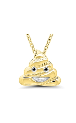 Matchers Yellow Smiling Poo Necklace 2464940027Y