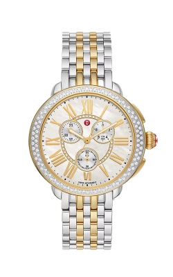 MICHELE Serein Two-Tone 18K Gold-Plated Diamond 41mm Watch MWW21A000069
