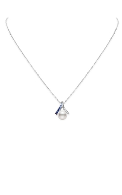 Mikimoto Ocean Collection Akoya Cultured Pearl and Sapphire Pendant MPA10397AZXW
