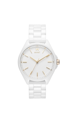 MVMT Coronada Ceramic Glass White 36mm Ladies Watch 28000119
