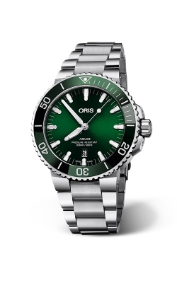 Oris Aquis Date 43.5mm Automatic Green Watch 01 733 7730 4157-07 8 24 05PEB