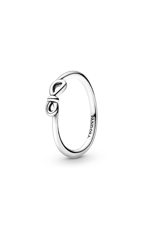 Infinity symbol ring in 9ct gold set with cubic zirconia | Laval Europe