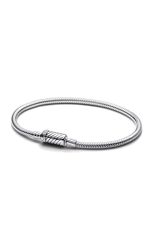 Pandora Moments Sliding Magnetic Clasp Snake Chain Bracelet 590122C00-19