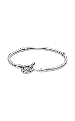 Pandora Moments T-Bar Snake Chain Bracelet 599082C00-16