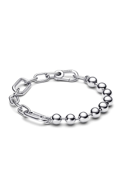Pandora ME Metal Bead & Link Chain Bracelet 592793C00-4
