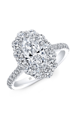 Rahaminov Diamonds 18k White Gold 2.21 ctw Movál® Diamond Engagement Ring M44-0095
