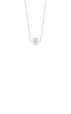 Roberto Coin 18kt White Gold Single Station Diamond Necklace 001355AWCHD0