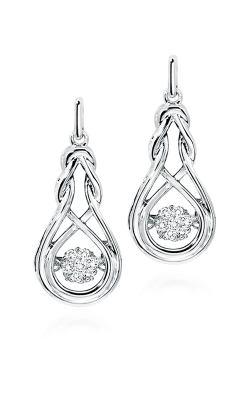 Rhythm of Love Sterling Silver Diamond Earrings ROL1020