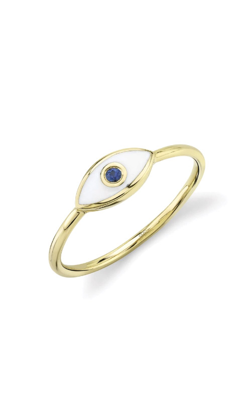 Sapphire & Diamond Evil Eye Ring