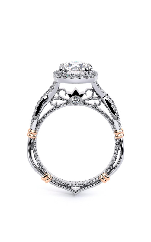 Authentic Verragio Engagement Ring with 1.25 ct. Round Lab Grown Diamond  Center Stone (F-G, VS) in 14k Two Tone - DiamondStuds.com