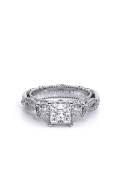 Verragio Venetian 18k White Gold .46ctw Princess Semi Mount Engagement Ring AFN-5013P