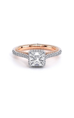 Verragio Couture 14k White and Rose Gold .51ctw Diamond Semi Mount Engagement Ring ENG-0482PR