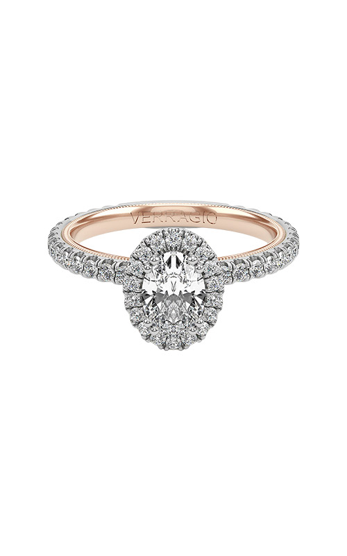 Verragio 14K White and Rose Gold Diamond Engagement Ring | Elgin's Fine  Jewelry | Baton Rouge, LA