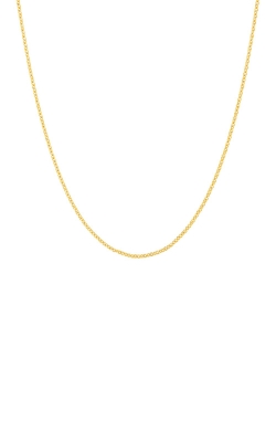 Albert's 14k Yellow Gold 18 Inch .9mm Tight Adjustable Cable Chain MZ005832-14Y