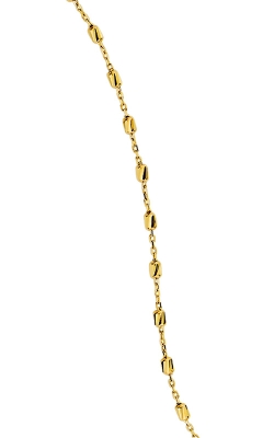 Albert's 14k Yellow Gold Diamond Cut 17.75 Inch Beaded Chain STN628-1775